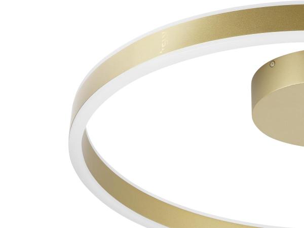 ONE, Wand- und Deckenaufbauleuchte, rund, 2700/3000 K, 23 W, DALI, Touch, 130°, messing