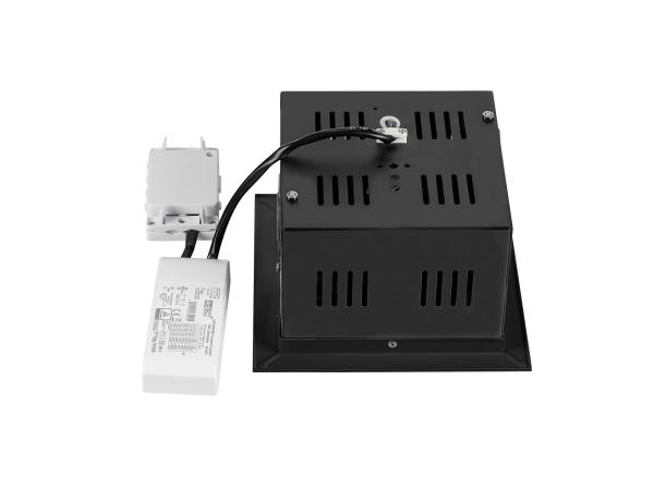 KADUX, Deckeneinbauleuchte, single, 3000 K, DALI 2, Touch, 30°, schwarz