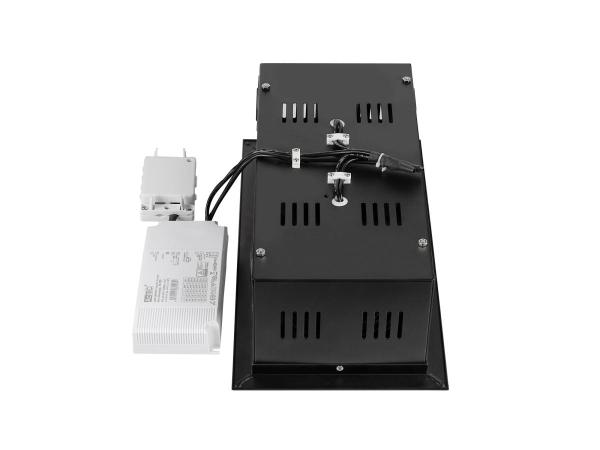 KADUX, Deckeneinbauleuchte, double, 4000 K, DALI 2, Touch, 30°, schwarz