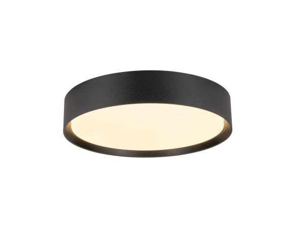 DECONA 30, Deckenaufbauleuchte, rund, 2700/3000 K, 18 W, PHASE, schwarz