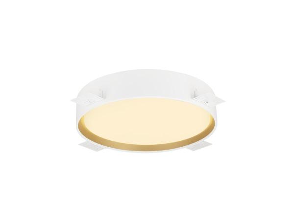 DECONA 30, Deckenaufbauleuchte, rund, 2700/3000 K, 18 W, PHASE, weiß / gold