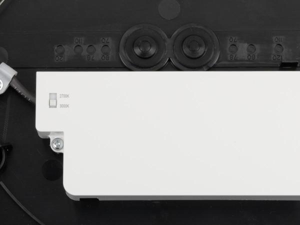 DECONA 30, Deckenaufbauleuchte, rund, 2700/3000 K, 18 W, PHASE, schwarz / gold