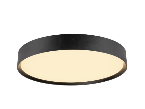 DECONA 42, Deckenaufbauleuchte, rund, 2700/3000 K, 23 W, PHASE, schwarz