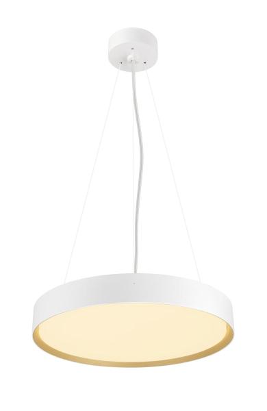 DECONA 42, Deckenaufbauleuchte, rund, 2700/3000 K, 23 W, PHASE, weiß / gold