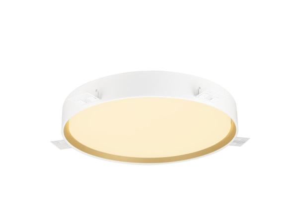 DECONA 42, Deckenaufbauleuchte, rund, 2700/3000 K, 23 W, PHASE, weiß / gold