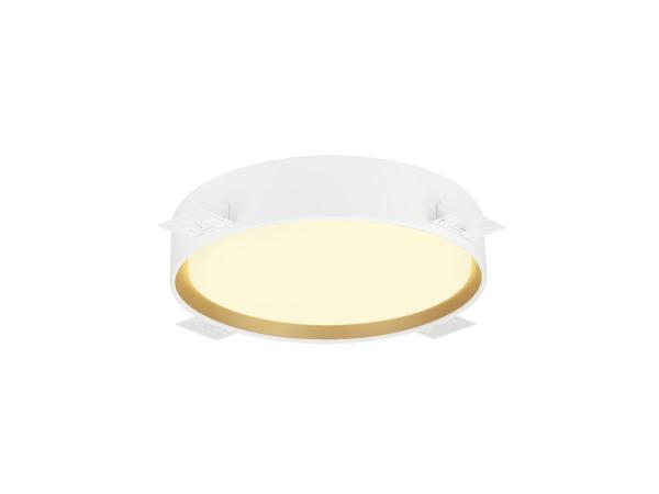 DECONA, Einbaurahmen, Ø31.3 cm, weiß