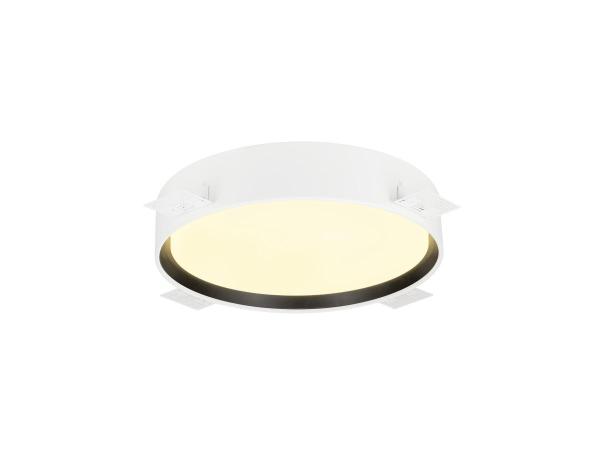 DECONA, Einbaurahmen, Ø31.3 cm, weiß