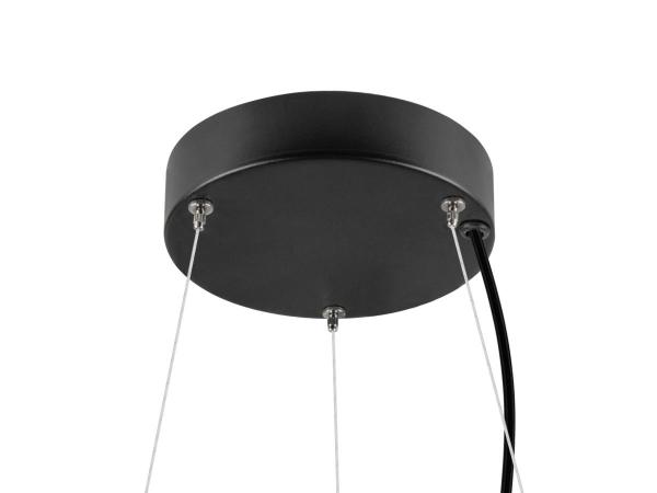 MEDO® RING 60, Pendelleuchte, Pendellänge 300 cm, 3000/4000 K, 110°, DALI, Touch, schwarz