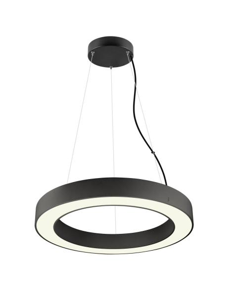 MEDO® RING 60, Pendelleuchte, Pendellänge 300 cm, 3000/4000 K, 110°, DALI, Touch, schwarz