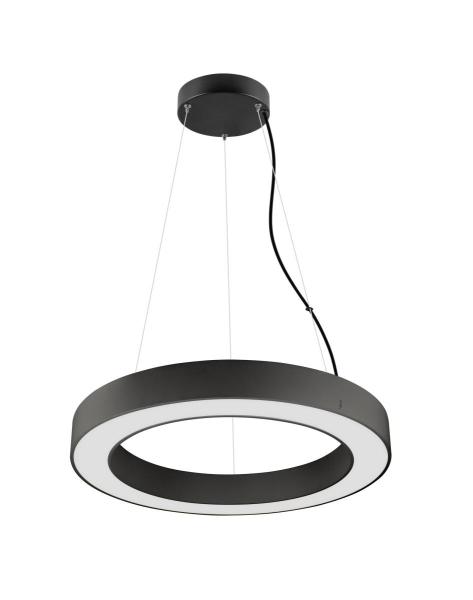 MEDO® RING 60, Pendelleuchte, Pendellänge 300 cm, 3000/4000 K, 110°, DALI, Touch, schwarz