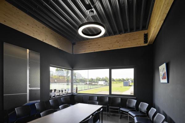 MEDO® RING 60, Pendelleuchte, Pendellänge 300 cm, 3000/4000 K, 110°, DALI, Touch, schwarz