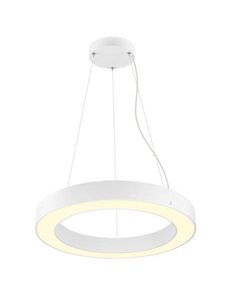 MEDO® RING 60, Pendelleuchte, Pendellänge 300 cm, 3000/4000 K, 110°, DALI, Touch, weiß