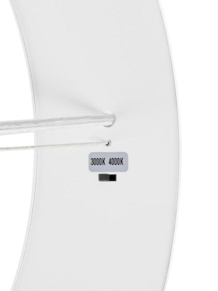 MEDO® RING 60, Pendelleuchte, Pendellänge 300 cm, 3000/4000 K, 110°, DALI, Touch, weiß