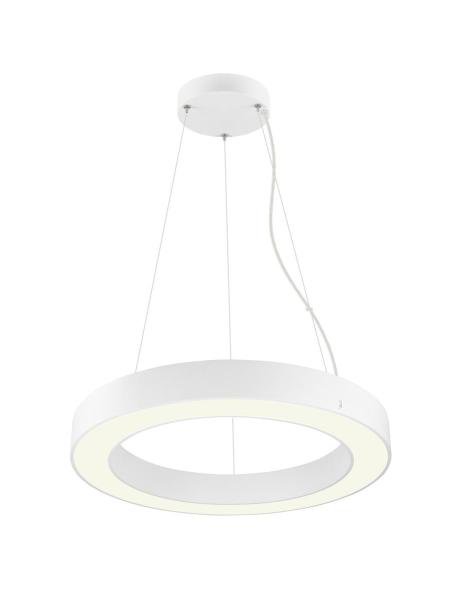 MEDO® RING 60, Pendelleuchte, Pendellänge 300 cm, 3000/4000 K, 110°, PHASE, weiß