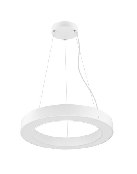 MEDO® RING 60, Pendelleuchte, Pendellänge 300 cm, 3000/4000 K, 110°, PHASE, weiß