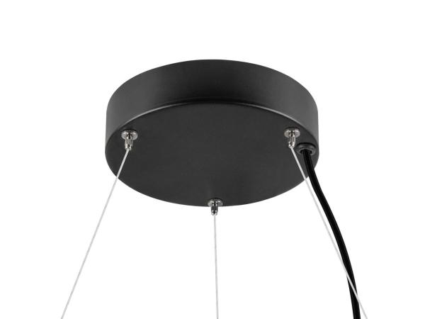 MEDO® RING 90, Pendelleuchte, Pendellänge 300 cm, 3000/4000 K, 110°, DALI, Touch, schwarz