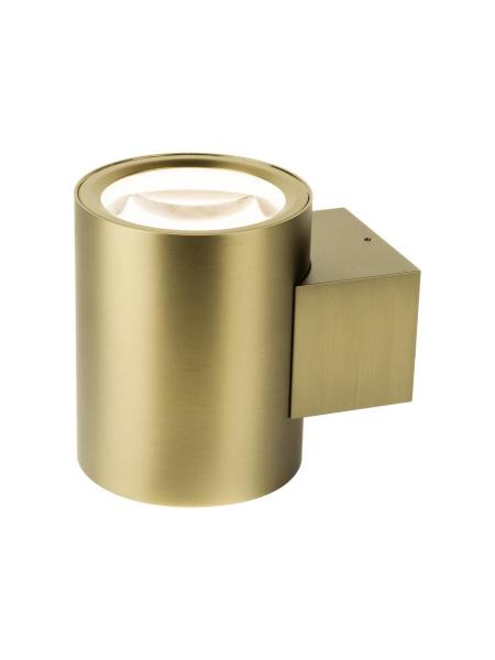 OCULUS, Wandaufbauleuchte, rund, 2000-3000 K, 15 W, Dim-to-Warm, PHASE, 100°, messing