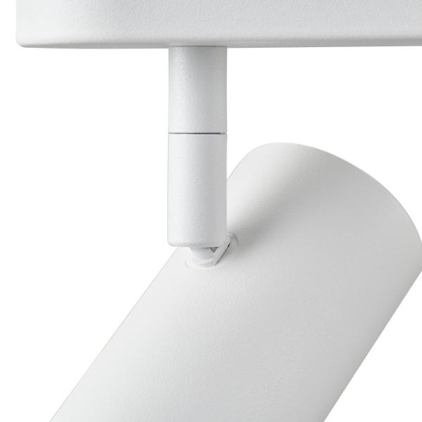 NOBLO®, Wand- und Deckenaufbauleuchte, double, rund, 2000-3000 K, 15 W, Dim-to-Warm, PHASE, 36°, weiß