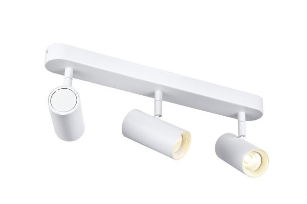 NOBLO®, Wand- und Deckenaufbauleuchte, triple, rund, 3000 K, 19 W, PHASE, 32°, weiß