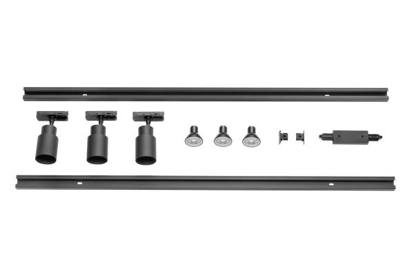 PURI 2.0, 1Ph., Triple Track Set, QPAR51, schwarz