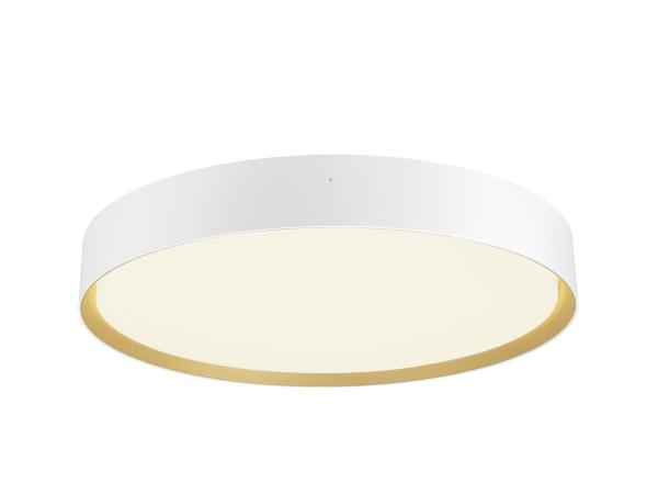 DECONA 42, CL, PHASE, Deckenaufbauleuchte, rund, 3000/4000K, 23 W, weiß / gold