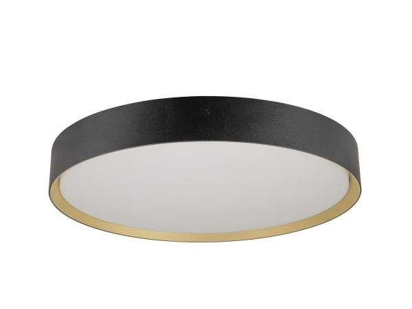 DECONA 42, CL, PHASE, Deckenaufbauleuchte, rund, 3000/4000K, 23 W, schwarz / gold