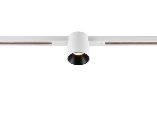 FIX-IT!, 48V, DALI, rund, Standard track, Spot, 2700K, 6.6 W, 36°, weiß / schwarz