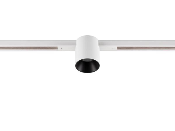 FIX-IT!, 48V, DALI, rund, Standard track, Spot, 2700K, 6.6 W, 36°, weiß / schwarz