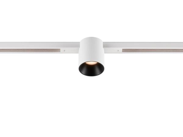 FIX-IT!, 48V, DALI, rund, Standard track, Spot, 2000-3000K, 7.4 W, 36°, weiß / schwarz