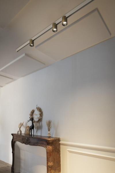 FIX-IT!, 48V, DALI, rund, Surface mounted track, Spot, 2700K, 6.6 W, 36°, bronze / schwarz