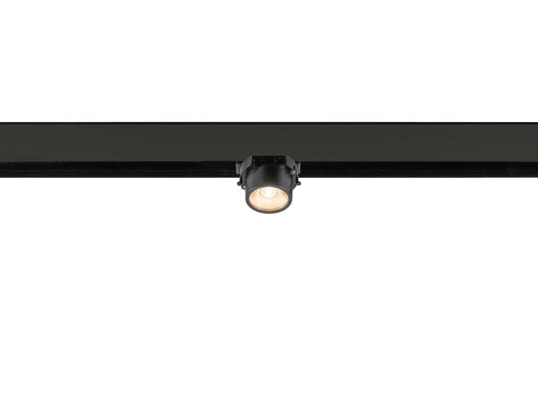 FIX-IT!, 48V, DALI, rund, Surface mounted track, Spot, 2000-3000K, 7.4 W, 36°, gold / schwarz