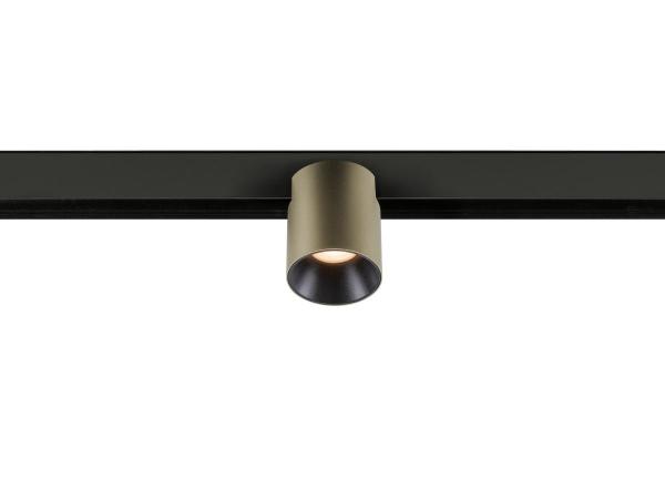FIX-IT!, 48V, DALI, rund, Surface mounted track, Spot, 2000-3000K, 7.4 W, 36°, bronze / schwarz