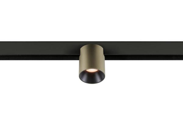 FIX-IT!, 48V, DALI, rund, Surface mounted track, Spot, 2000-3000K, 7.4 W, 36°, bronze / schwarz