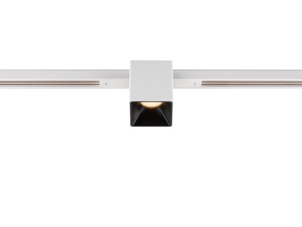 FIX-IT!, 48V, DALI, eckig, Standard track, Spot, 2700K, 6.6 W, 36°, weiß / schwarz