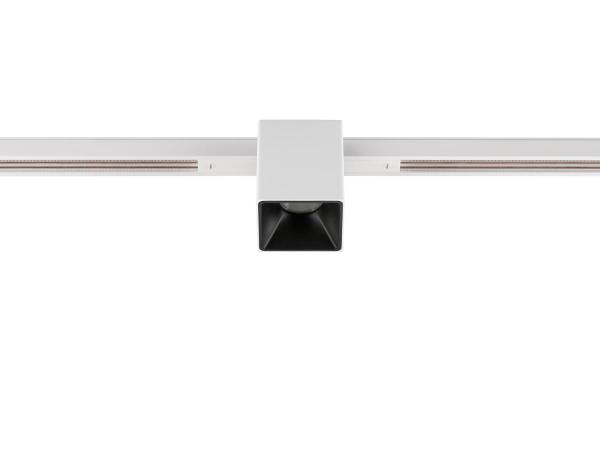 FIX-IT!, 48V, DALI, eckig, Standard track, Spot, 2700K, 6.6 W, 36°, weiß / schwarz