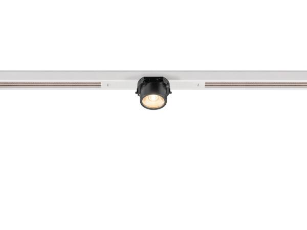 FIX-IT!, 48V, DALI, eckig, Standard track, Spot, 2700K, 6.6 W, 36°, weiß / schwarz