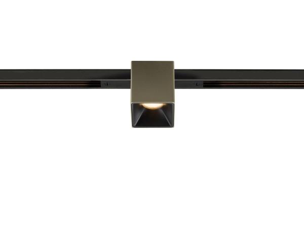 FIX-IT!, 48V, DALI, eckig, Standard track, Spot, 2700K, 6.6 W, 36°, bronze / schwarz