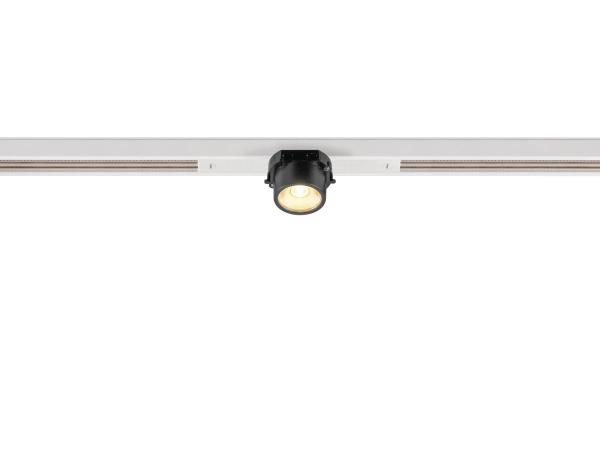 FIX-IT!, 48V, DALI, eckig, Standard track, Spot, 3000K, 6.6 W, 36°, weiß / schwarz