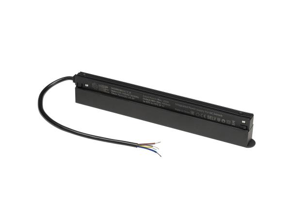 48V SYSTEM, Intrack LED Treiber, 48VDC, 250 W, inkl. 300 cm Anschlusskabel für 220-240VAC und DALI-Durchverdrahtung, schwarz