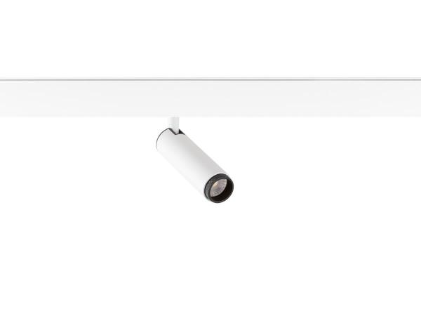 GRIP! S, 48V Spot, deep & recessed track, zylindrisch, 2700K, 9.8 Watt, DALI, 29°, weiß / schwarz