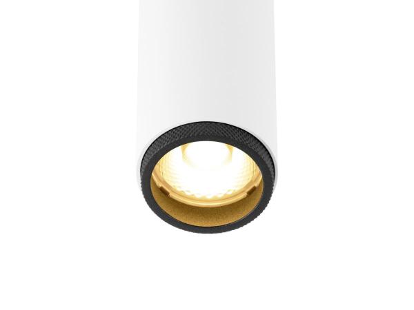 GRIP! S, 48V Spot, deep & recessed track, zylindrisch, 2000-3000K, 9.8 Watt, DALI, Dim-to-Warm, 29°, weiß / schwarz