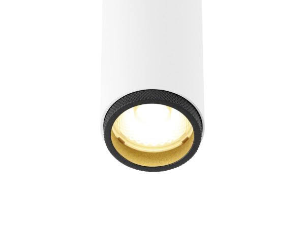 GRIP! S, Deckenaufbauleuchte, single, PHASE, 3000 K, 11 W, 29°, weiß / schwarz