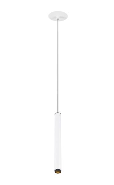 GRIP! S, Pendelleuchte, PHASE, Pendellänge 200 cm, 3000 K, 29°, weiß / schwarz