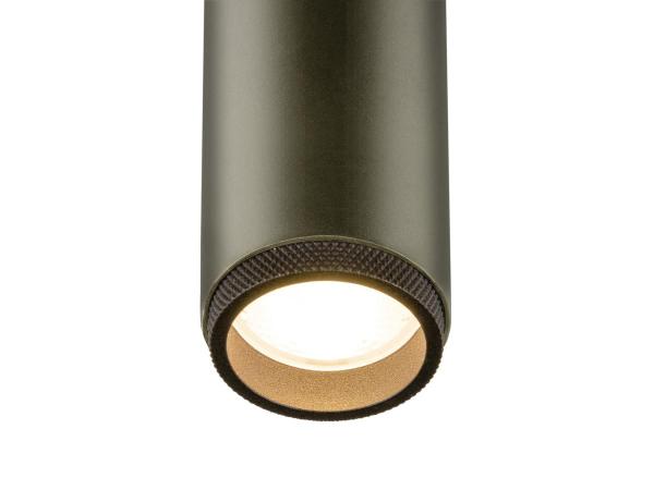 GRIP! M, Deckenaufbauleuchte, double, PHASE, 2700 K, 28 W, 42°, bronze / schwarz