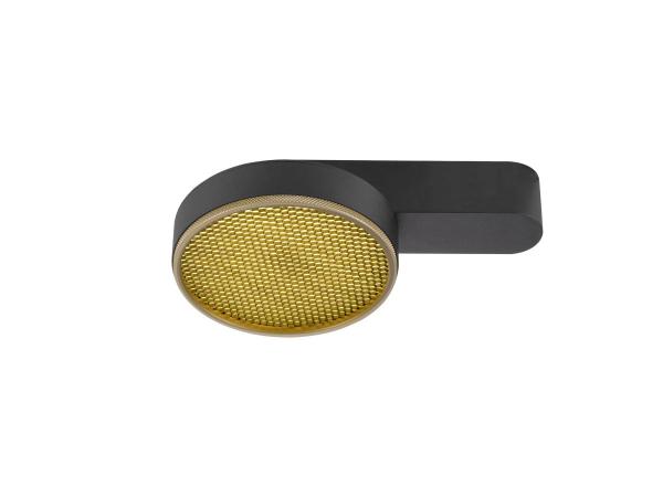 GRIP! FLAT, Deckenaufbauleuchte, PHASE, 2700/3000 K, 15 W, schwarz / schwarz