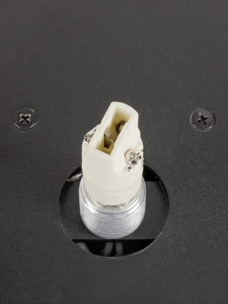 SUN WL, UP, G9, Wandaufbauleuchte, rund, 1 x max. 5 W, IP20, schwarz