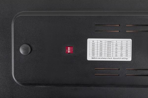 SIGHT PANEL, 3~ Spot, rechteckig, 4000 K, 38 W, 70°, schwarz