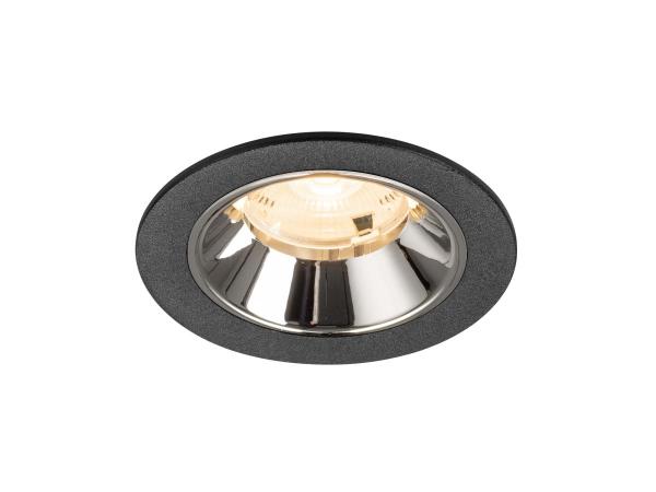 NUMINOS® S, Deckeneinbauleuchte schwarz/chrom 2700 K 20°