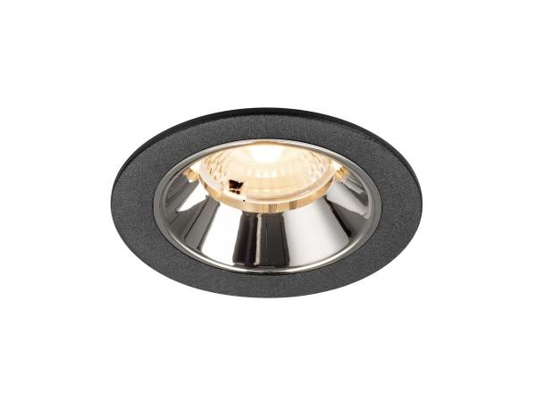 NUMINOS® S, Deckeneinbauleuchte schwarz/chrom 2700 K 40°