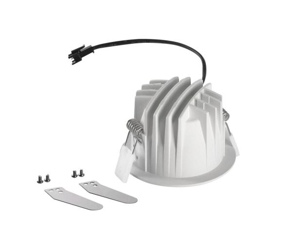 NUMINOS® S, Deckeneinbauleuchte weiß/chrom 2700 K 55°